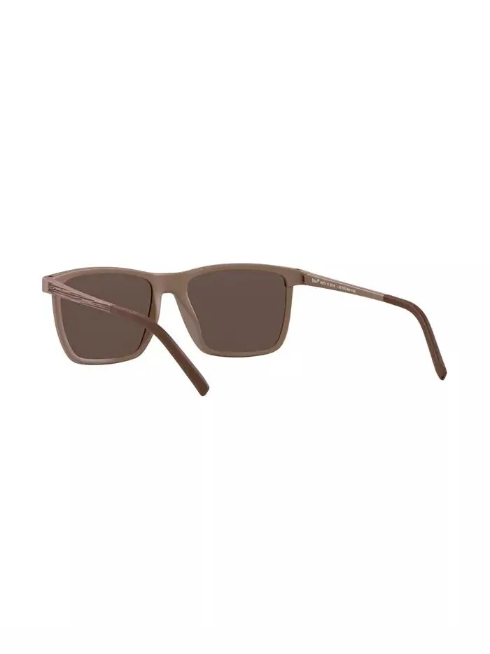 Поляризационные солнцезащитные очки унисекс, односторонние Maui Jim — изображение 8 из 10, коричневый