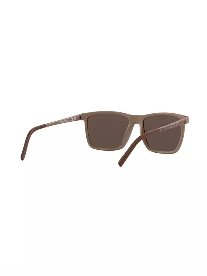 Поляризационные солнцезащитные очки унисекс, односторонние Maui Jim — изображение 9 из 10, коричневый