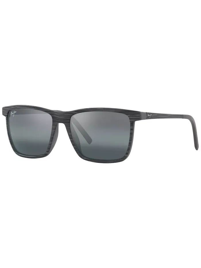Унисекс поляризованные солнцезащитные очки, One Way Maui Jim — изображение 1 из 10, серый