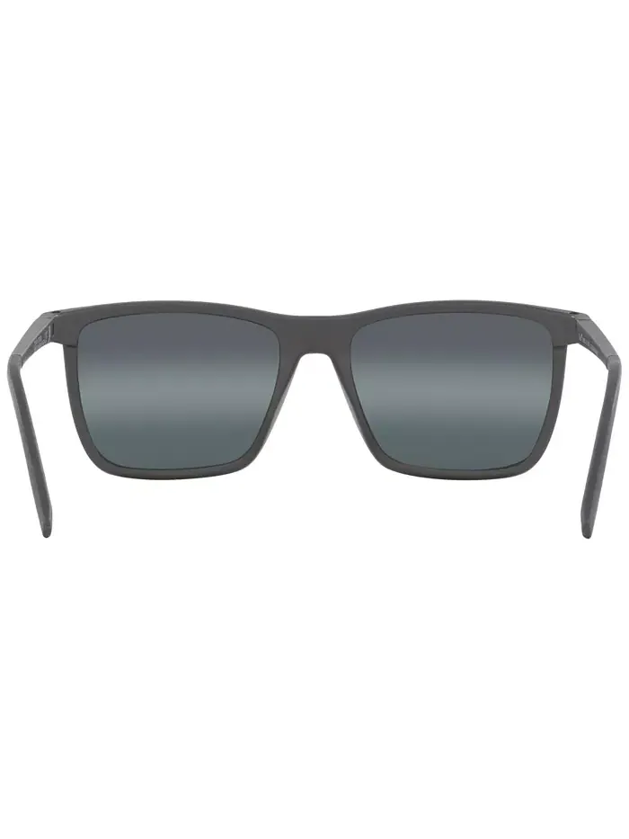 Унисекс поляризованные солнцезащитные очки, One Way Maui Jim — изображение 3 из 10, серый