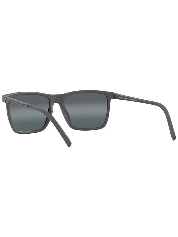 Унисекс поляризованные солнцезащитные очки, One Way Maui Jim — изображение 8 из 10, серый