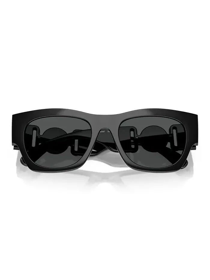 Мужские солнцезащитные очки VE4479U Versace — изображение 4 из 9, черный
