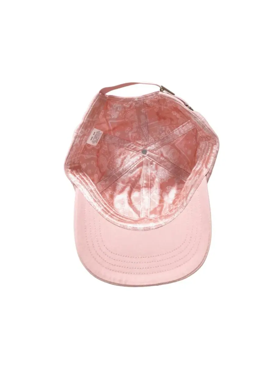 Кепка с сатиновой подкладкой, с вышивкой KIN KIN Apparel — изображение 3 из 5, розовый