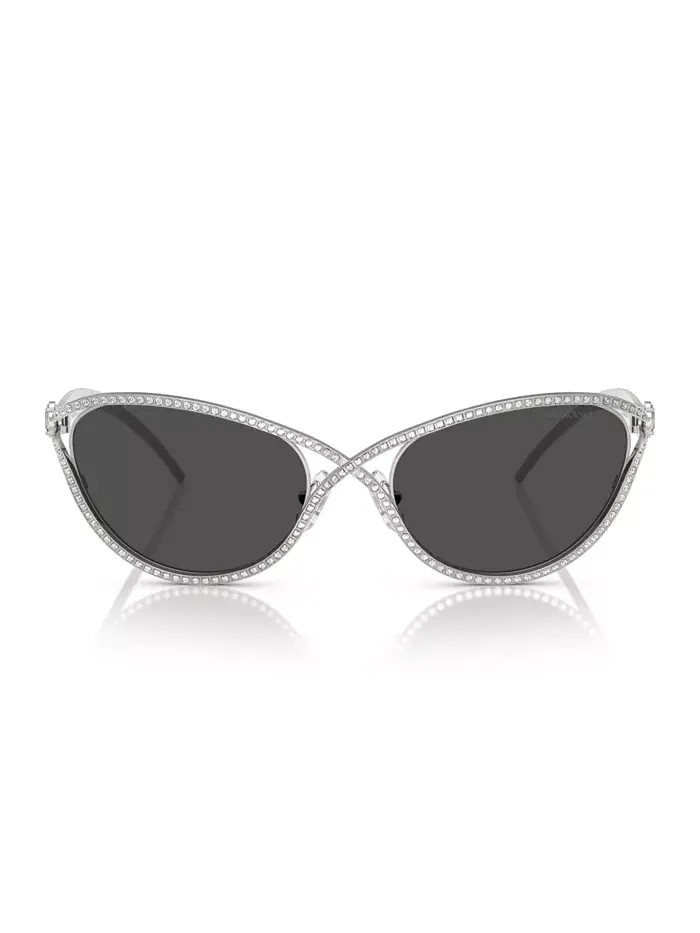 Женские солнцезащитные очки SK7025 Swarovski — изображение 2 из 6, серебряный