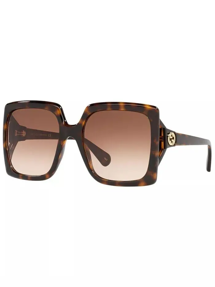 Женские солнцезащитные очки Gucci — изображение 1 из 6, коричневый