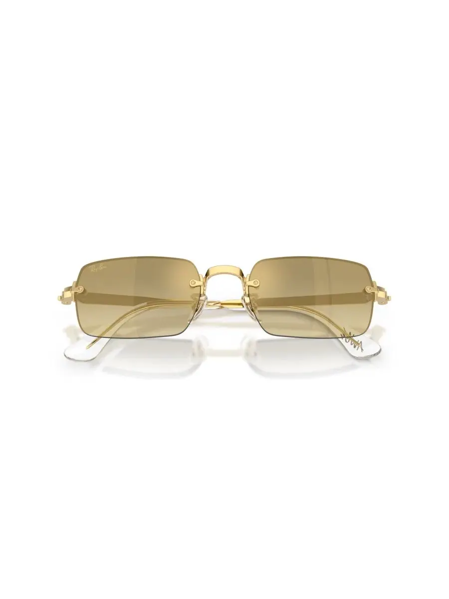 Очки солнцезащитные овальные RB3928 Ray-Ban — изображение 5 из 7, золотистый