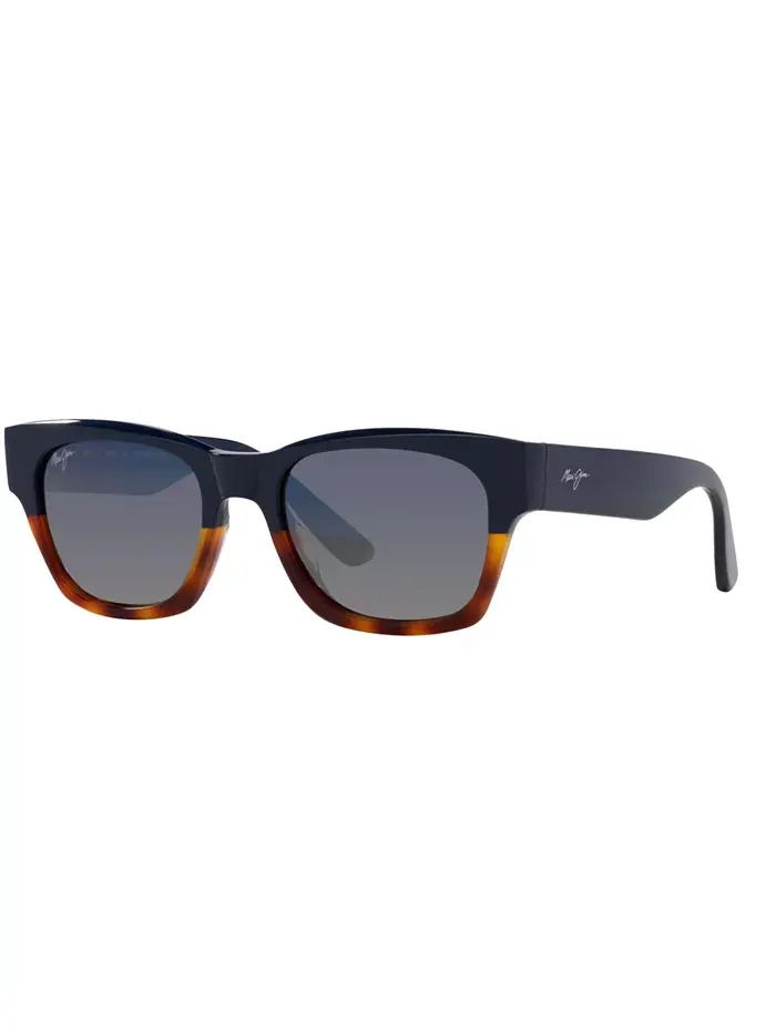 Унисекс поляризованные солнцезащитные очки, Valley Isle MJ000734 Maui Jim — изображение 1 из 5, синий коричневый