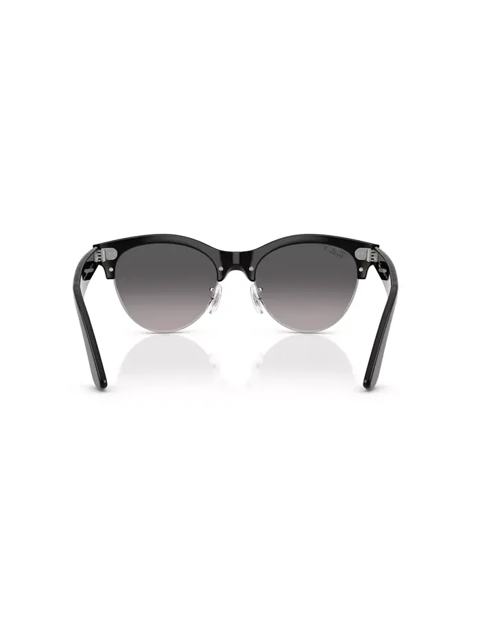 Унисекс поляризованные солнцезащитные очки Clubmaster Way, RB2341 Ray-Ban — изображение 3 из 6, черный серебристый