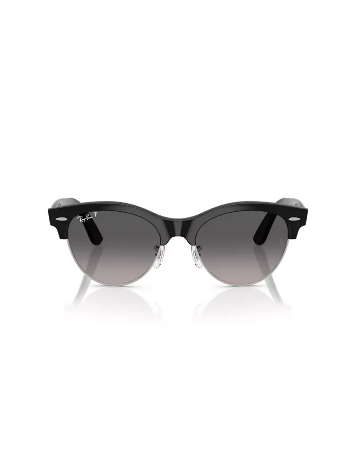 Унисекс поляризованные солнцезащитные очки Clubmaster Way, RB2341 Ray-Ban — изображение 5 из 6, черный серебристый
