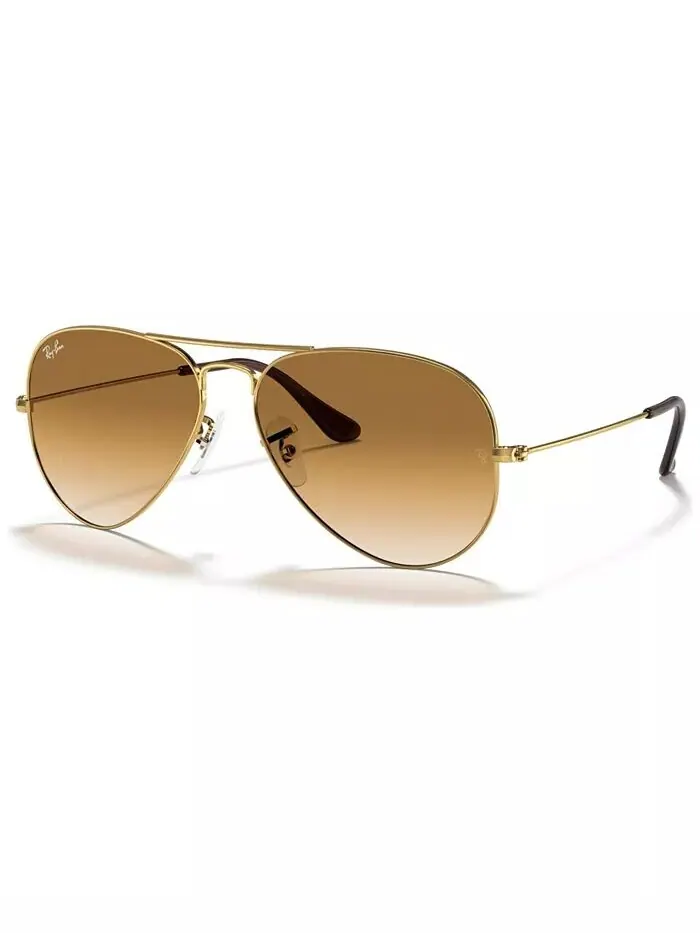 Солнцезащитные очки унисекс Ray-Ban — изображение 1 из 7, золотистый/коричневый