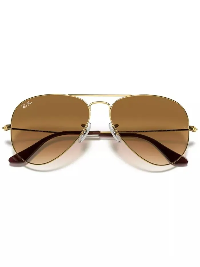Солнцезащитные очки унисекс Ray-Ban — изображение 6 из 7, золотистый/коричневый