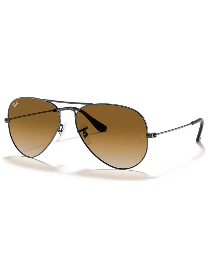 Унисекс солнцезащитные очки, RB3025 Aviator Gradient Ray-Ban — изображение 1 из 6, коричневый