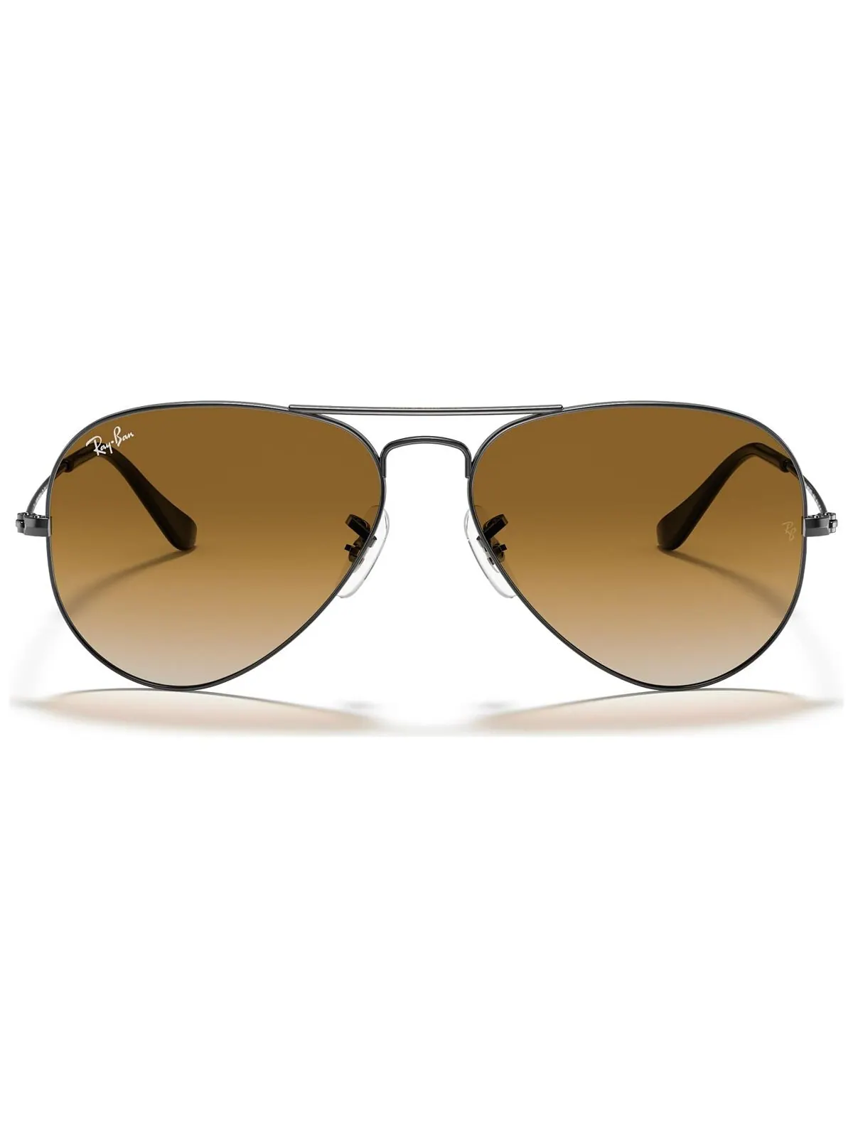 Солнцезащитные очки, rb3025 aviator gradient Ray-Ban — изображение 4 из 6, коричневый
