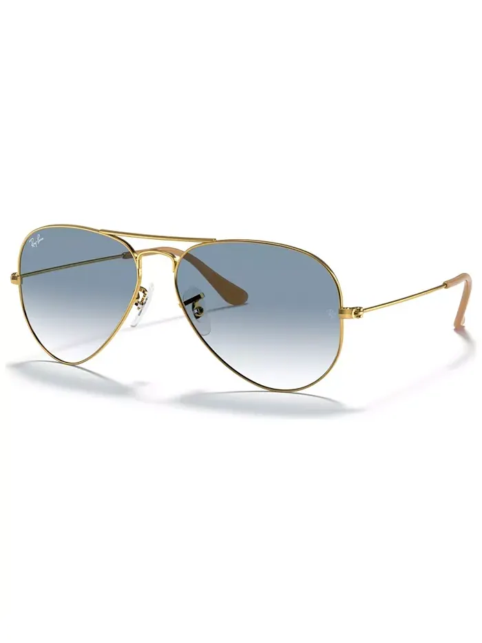 Унисекс солнцезащитные очки, RB3025 Aviator Gradient Ray-Ban — изображение 1 из 6, золото