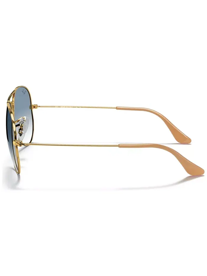 Унисекс солнцезащитные очки, RB3025 Aviator Gradient Ray-Ban — изображение 3 из 6, золото