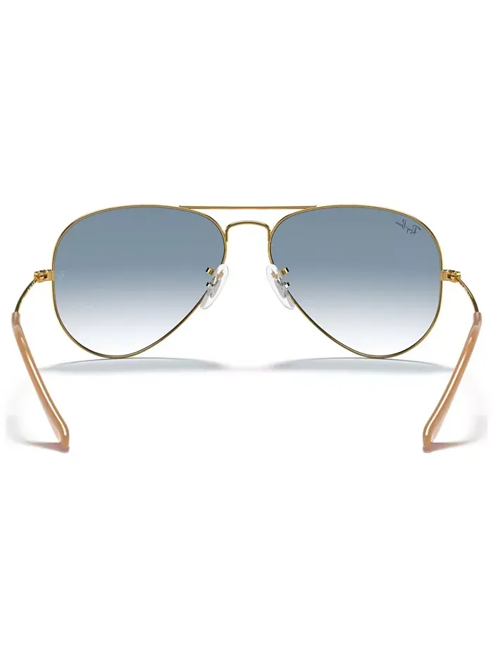 Унисекс солнцезащитные очки, RB3025 Aviator Gradient Ray-Ban — изображение 5 из 6, золото