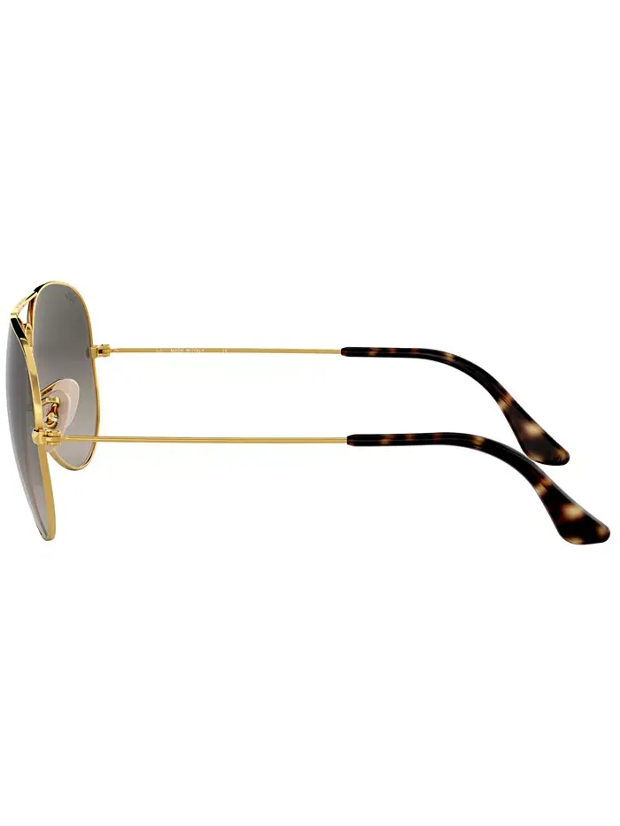 Унисекс солнцезащитные очки, RB3025 AVIATOR GRADIENT Ray-Ban — изображение 5 из 5, золотистый/серый