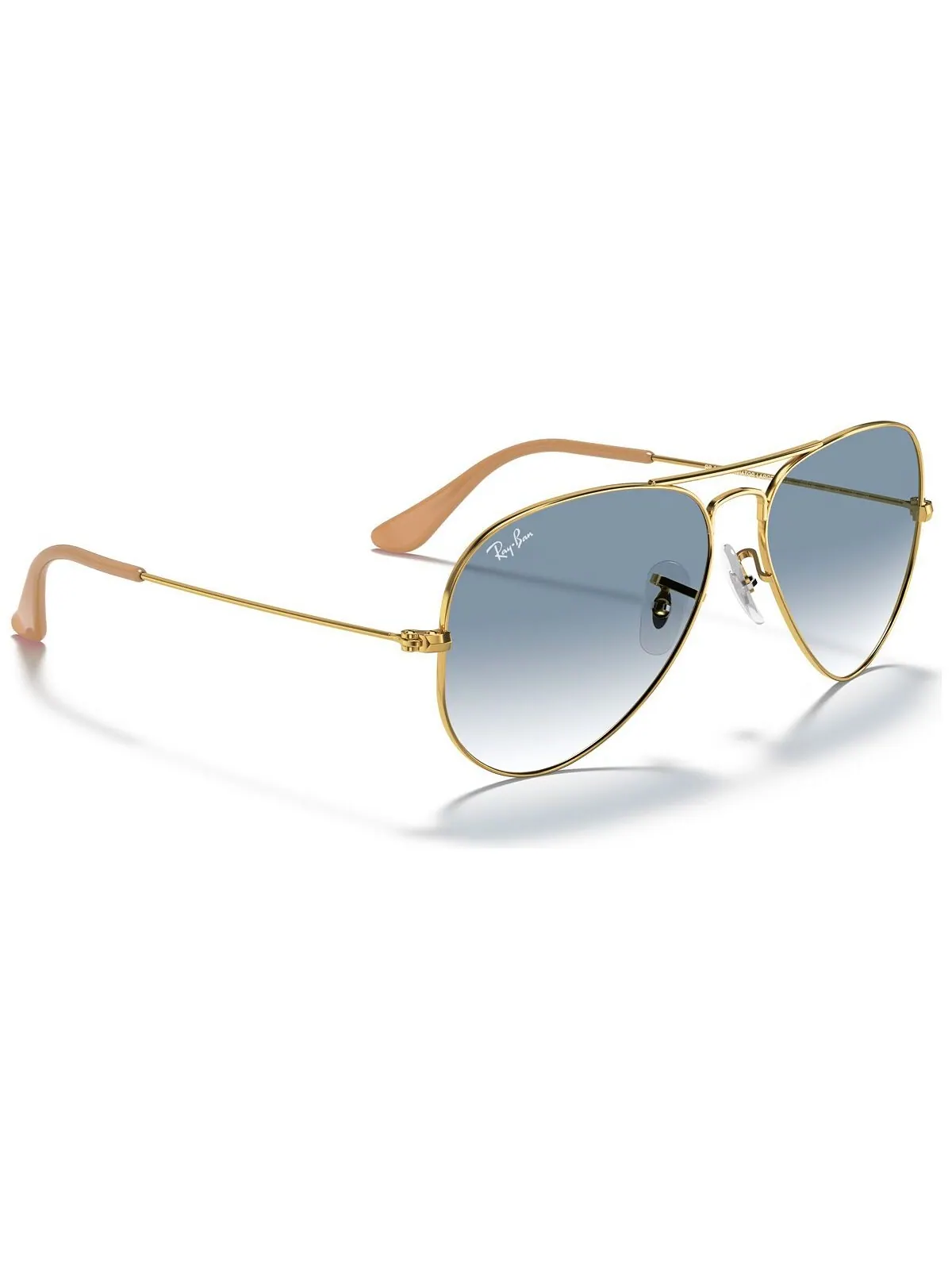 Солнцезащитные очки, rb3025 aviator gradient Ray-Ban — изображение 3 из 5, золотистый/синий