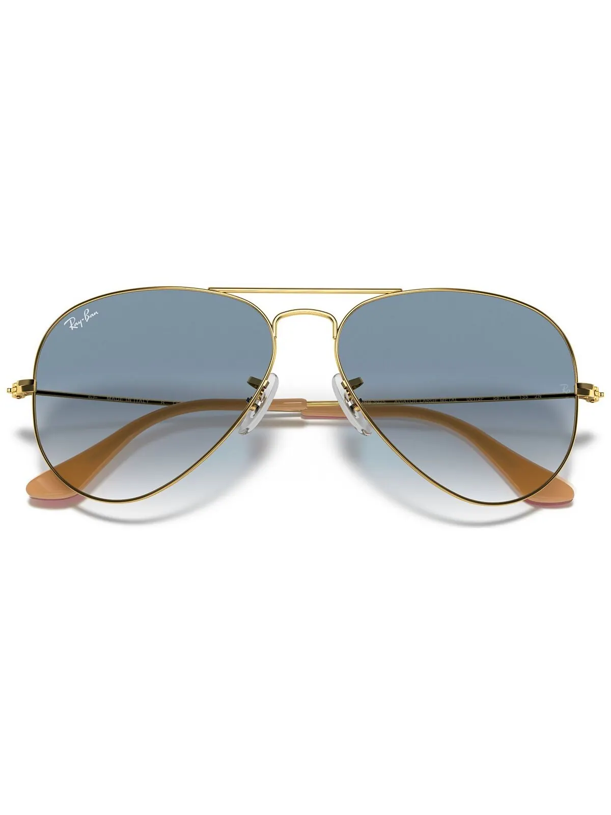 Солнцезащитные очки, rb3025 aviator gradient Ray-Ban — изображение 5 из 5, золотистый/синий
