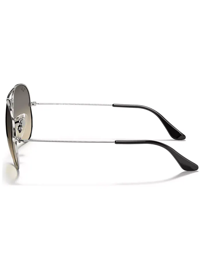 Унисекс солнцезащитные очки, RB3025 Aviator Gradient Ray-Ban — изображение 3 из 6, серебряный