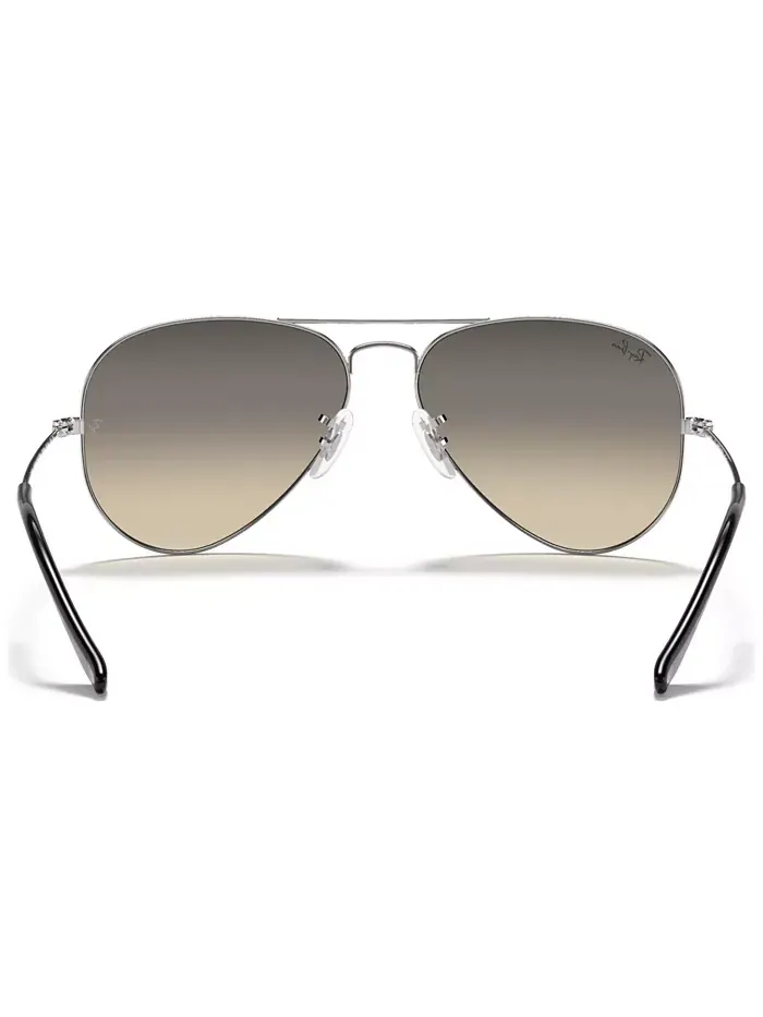 Унисекс солнцезащитные очки, RB3025 Aviator Gradient Ray-Ban — изображение 5 из 6, серебряный