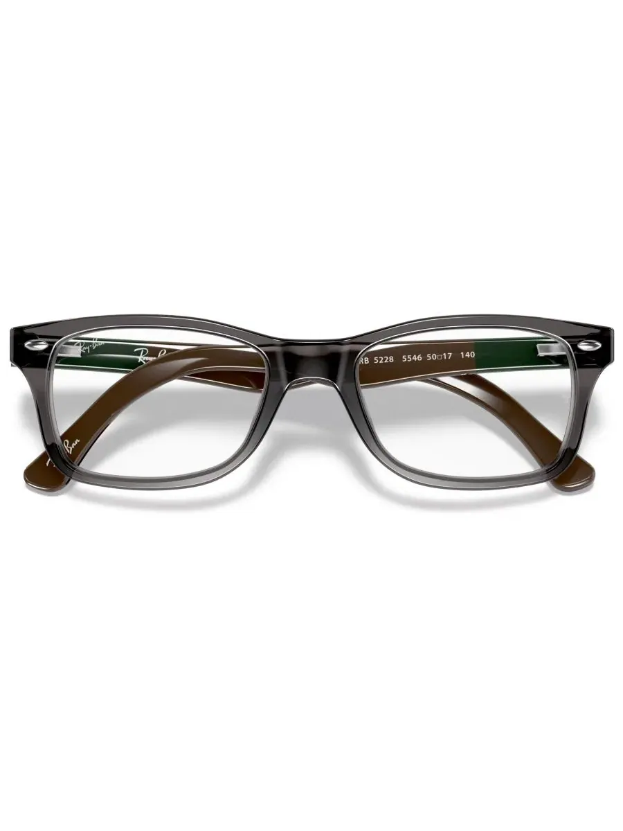 Очки квадратные RB5228 Optics Ray-Ban — изображение 20 из 20, коричневый