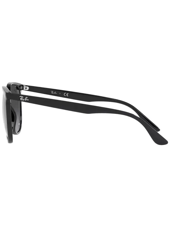 Женские солнцезащитные очки с низкой посадкой на переносице Ray-Ban — изображение 3 из 12, черный
