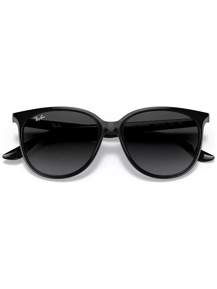 Женские солнцезащитные очки с низкой посадкой на переносице Ray-Ban — изображение 5 из 12, черный