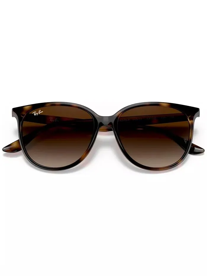 Женские солнцезащитные очки с низкой посадкой на переносице Ray-Ban — изображение 9 из 12, черный