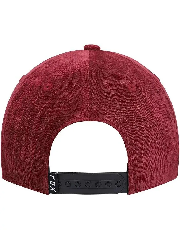 Мужская темно-бордовая фиксированная шляпа Snapback Fox — изображение 4 из 4, коричневый