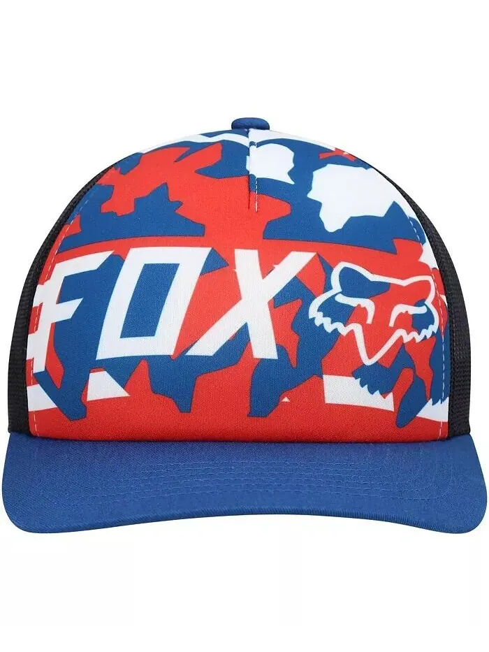 Мужская шляпа Snapback Royal, черная, красная, белая и настоящая Fox — изображение 2 из 5