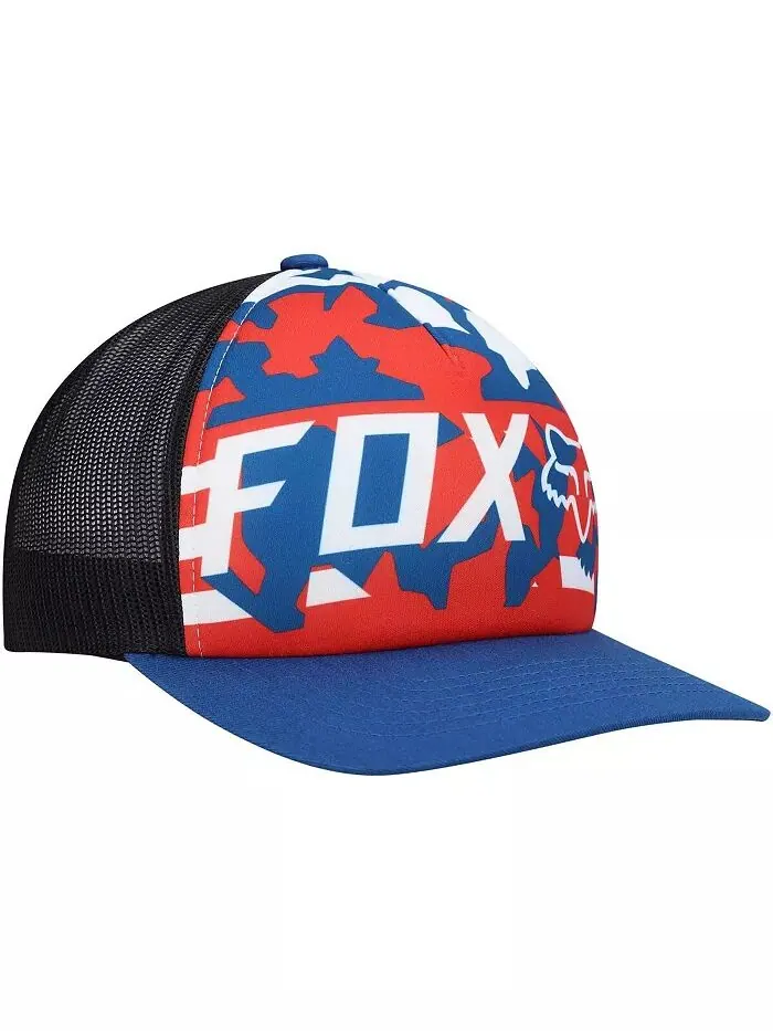 Мужская шляпа Snapback Royal, черная, красная, белая и настоящая Fox — изображение 4 из 5