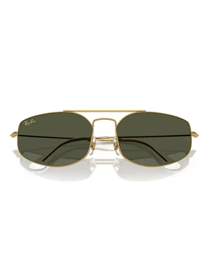 Унисекс солнцезащитные очки Oval Explorer 5, RB3845 Ray-Ban — изображение 6 из 10, золотистый