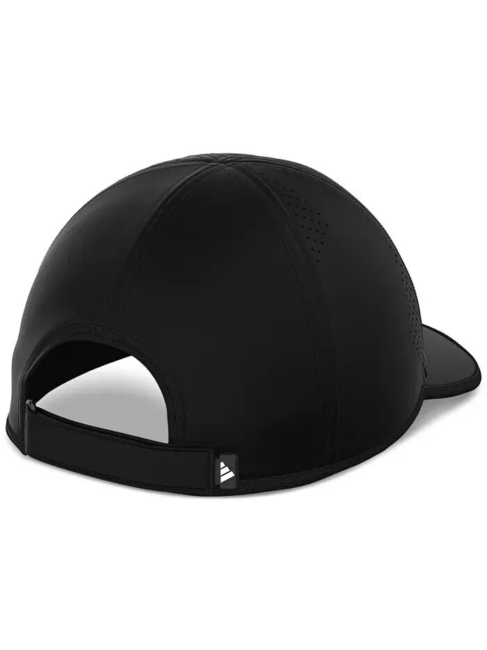 Женская суперлегкая регулируемая кепка с тремя полосками adidas — изображение 3 из 5, черный/белый