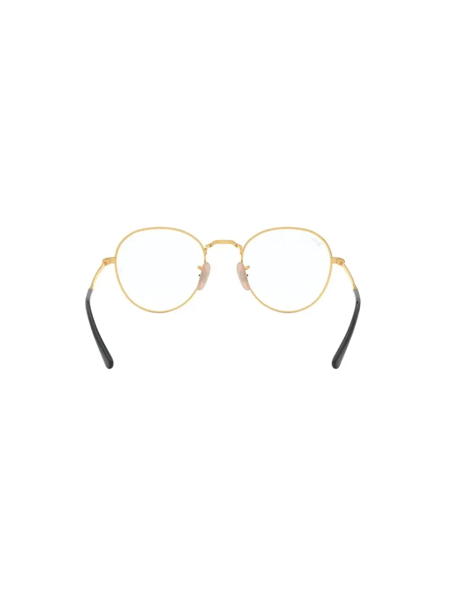 Универсальные круглые металлические очки для зрения, RB3582V Ray-Ban — изображение 4 из 5, черный золотистый