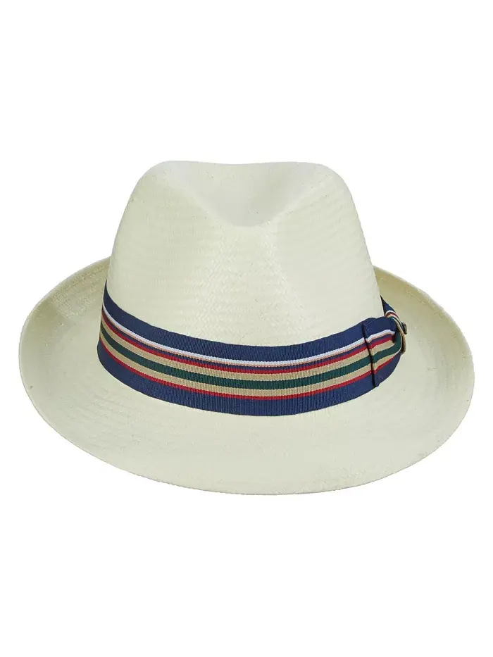 Мужская шляпа Bu Toyo Fedora с лентой Scala — бежевый