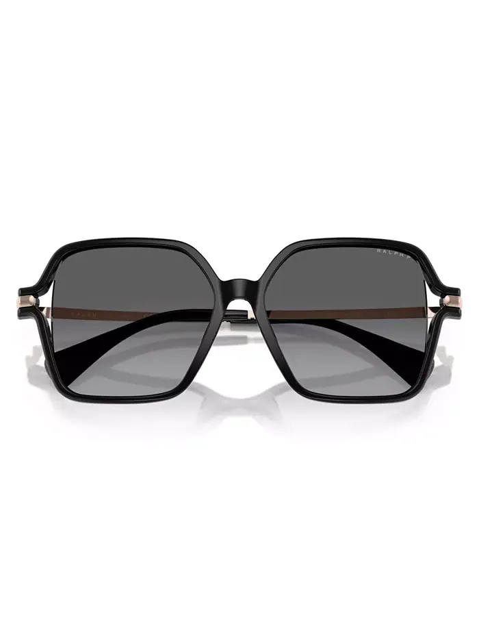 Женские поляризационные солнцезащитные очки RA5319U Ralph by Ralph Lauren — изображение 5 из 6, черный