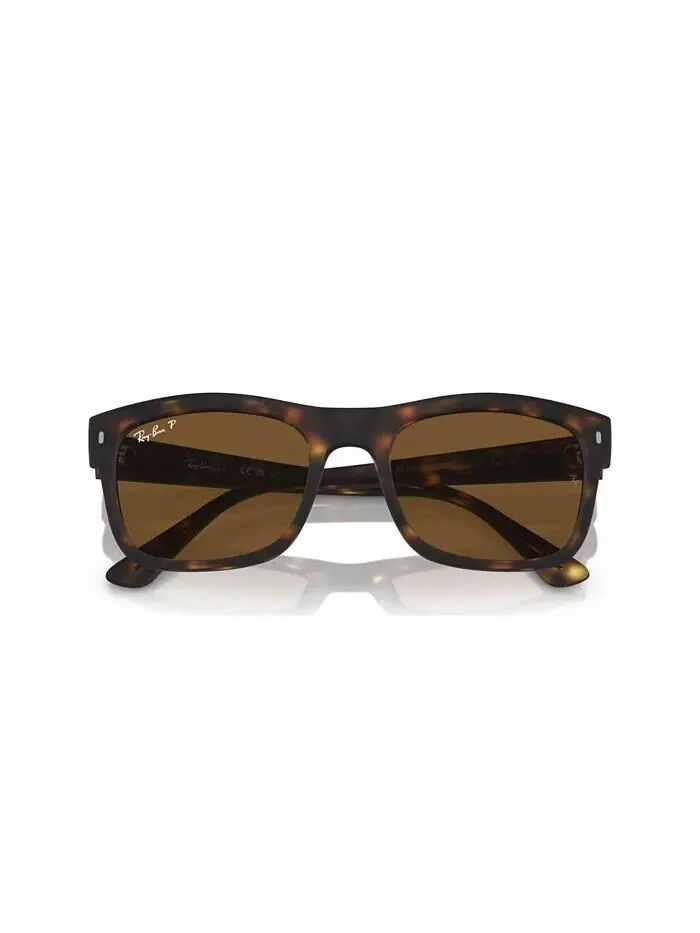 Поляризованные солнцезащитные очки унисекс, RB4428 Ray-Ban — изображение 6 из 7, коричневый