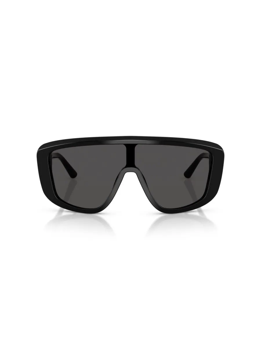 Мужские прямоугольные солнцезащитные очки, DG4520 Dolce&Gabbana — изображение 2 из 5, черный