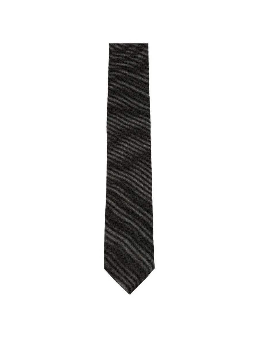 Галстук с металлической нитью и шелком Janus Metallic and Silk Classy Necktie TRAFALGAR — изображение 2 из 3, золото