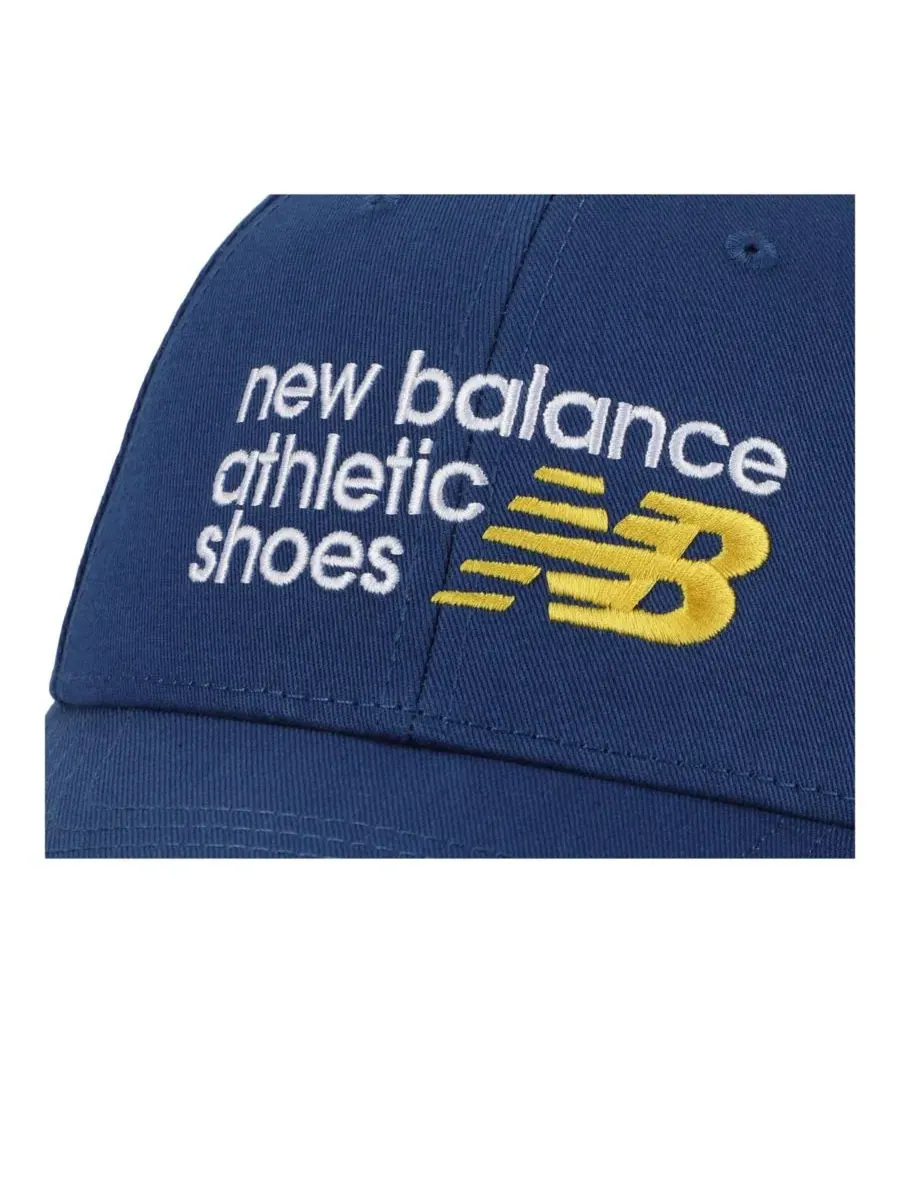Мужская шестипанельная структурированная кепка NB Athletics Adult Galaxy New Balance — изображение 3 из 3, синий