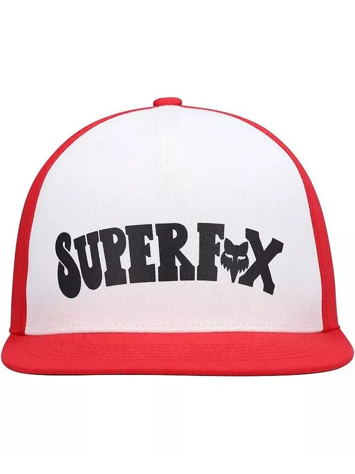 Мужская белая бейсболка Super Trik Snapback Fox — изображение 2 из 4