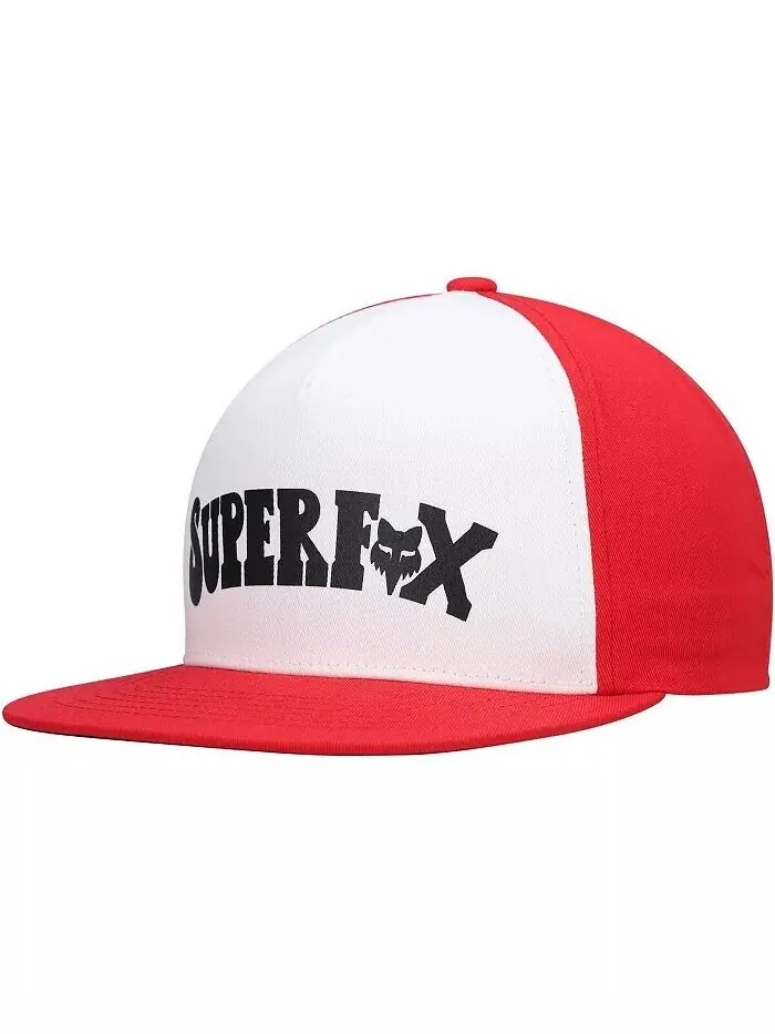 Мужская белая кепка Super Trik Snapback Fox — белый