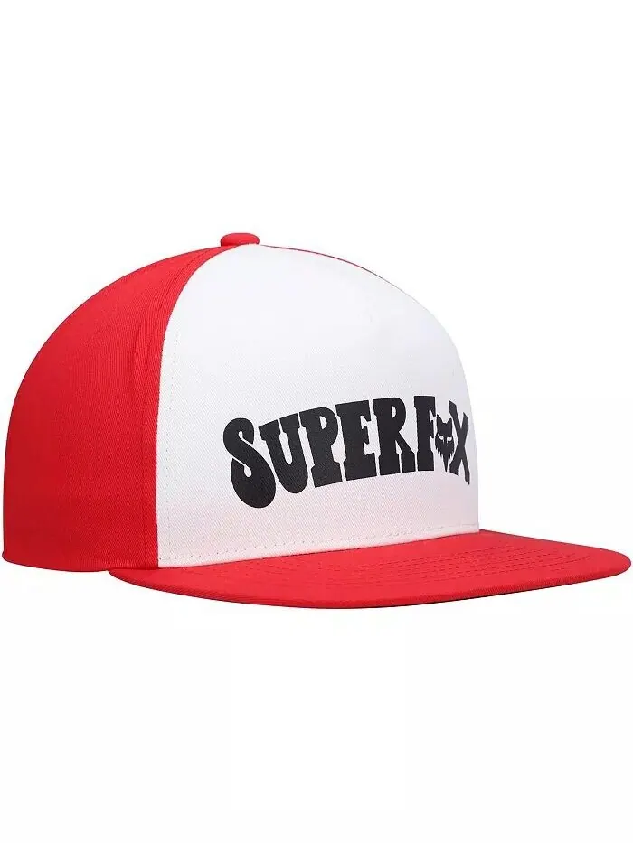 Мужская белая кепка Super Trik Snapback Fox — изображение 4 из 5, белый
