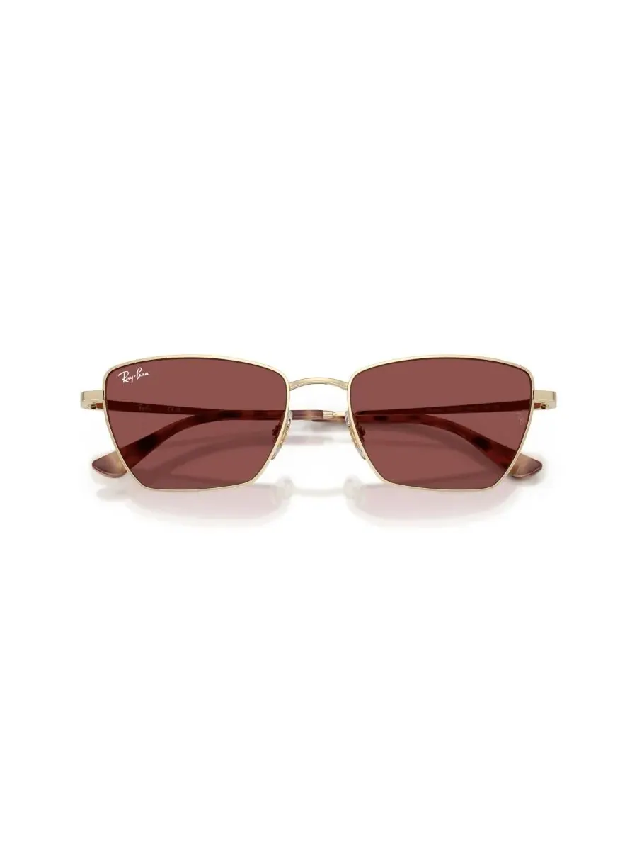 Солнцезащитные очки унисекс с геометрическим рисунком, RB3783 Ray-Ban, pale золото — изображение 6 из 8, бледный золотистый
