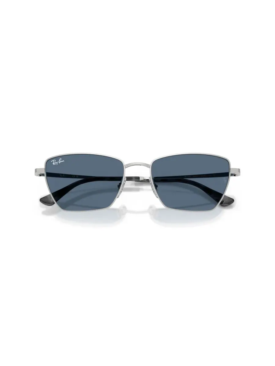 Солнцезащитные очки унисекс с геометрическим рисунком, RB3783 Ray-Ban — изображение 5 из 8, серебряный