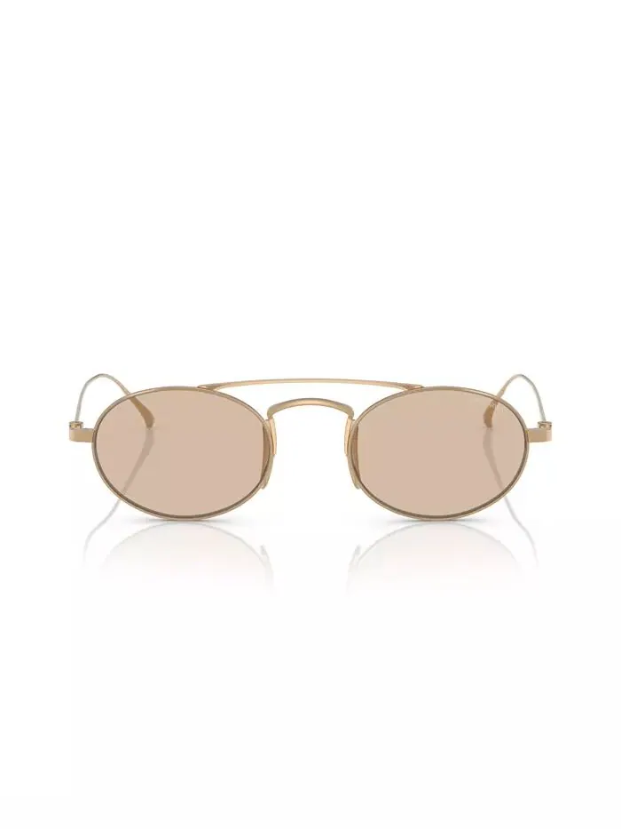 Мужские солнцезащитные очки AR6161T Giorgio Armani — изображение 8 из 12, серебряный
