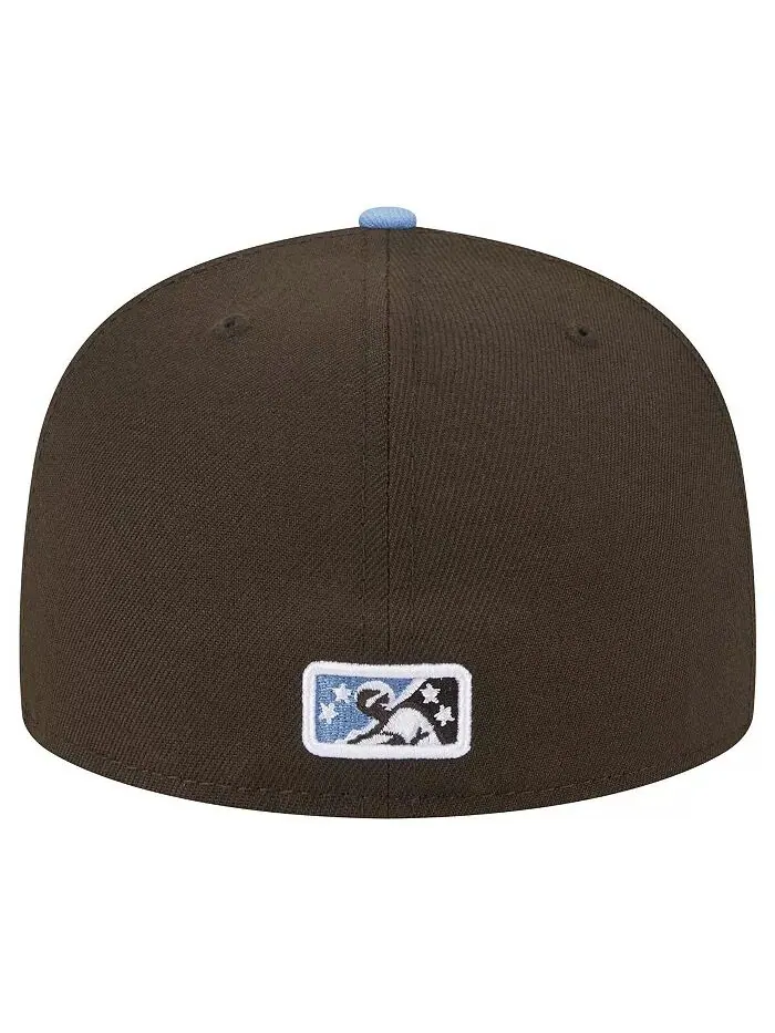 Мужская коричневая шапка Lehigh Valley IronPigs Theme Night Shoofly 59FIFTY Fitted New Era — изображение 3 из 4