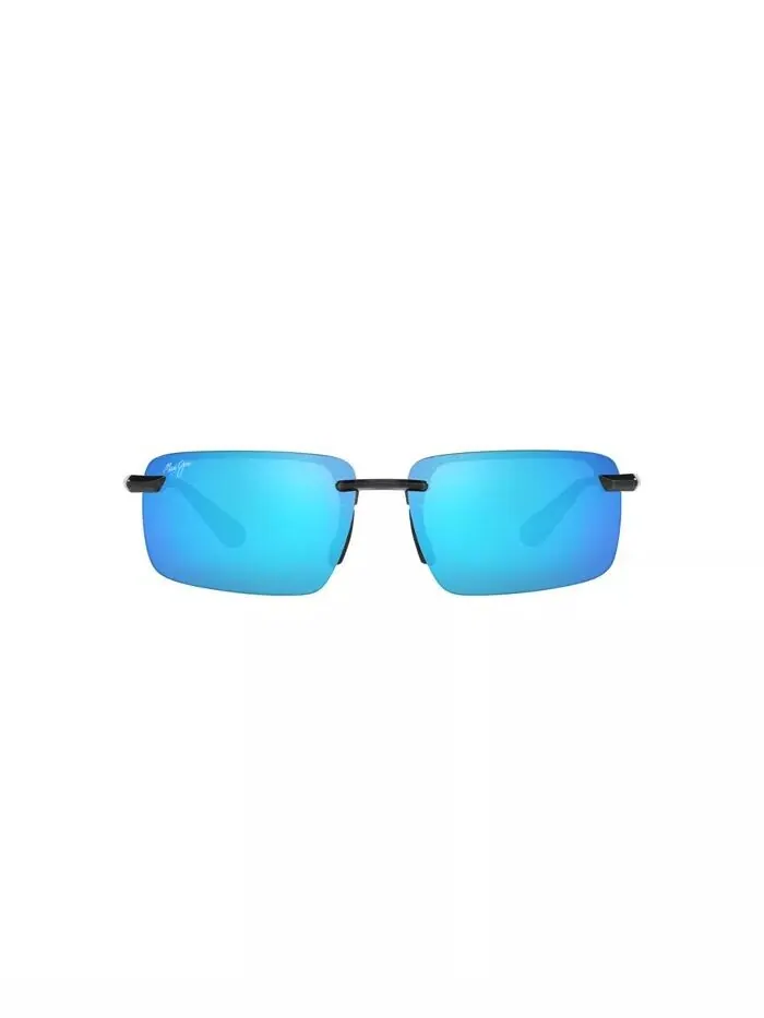 Мужские поляризованные солнцезащитные очки, Laulima Maui Jim — изображение 3 из 10, серый прозрачный