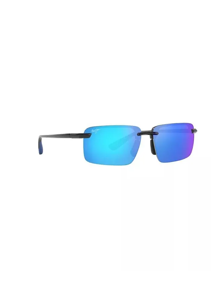Мужские поляризованные солнцезащитные очки, Laulima Maui Jim — изображение 5 из 10, серый прозрачный